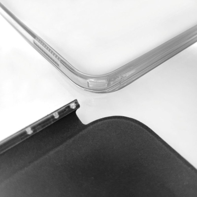 Mbështjellës tablet Port Designs NOUMEA II SLIMCLEAR ECO, 10.9" 11", flip, i zi e tejdukshëm turkez