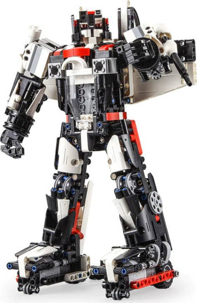 Set për ndërtim CaDA F15 Eaglebot C51030W, 917 copa, 2 në 1, bardh e zi