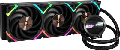 Течен ладилник за процесор Valkyrie Dragonfang 360mm, All in One, ARGB, црн