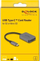Lexues kartash DeLOCK USB Type C, SD edhe microSD, alumin, gri