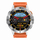 Smartwatch Gravity GT22-4, ekran me ngjyra, i papërshkueshëm nga uji, portokalli me të zezë