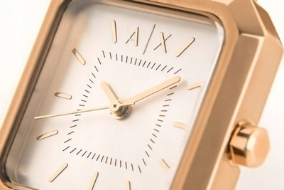 Сет часовник и алка Armani Exchange AX7164SET, 27mm, сребрена боја