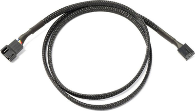 Kabull zgjatues PWM Watercool 4 pin, 90 cm, i zi