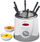 Fritezë dhe set fondue Clatronic FFR 2916, 1L, termostat i rregullueshëm, e bardhë