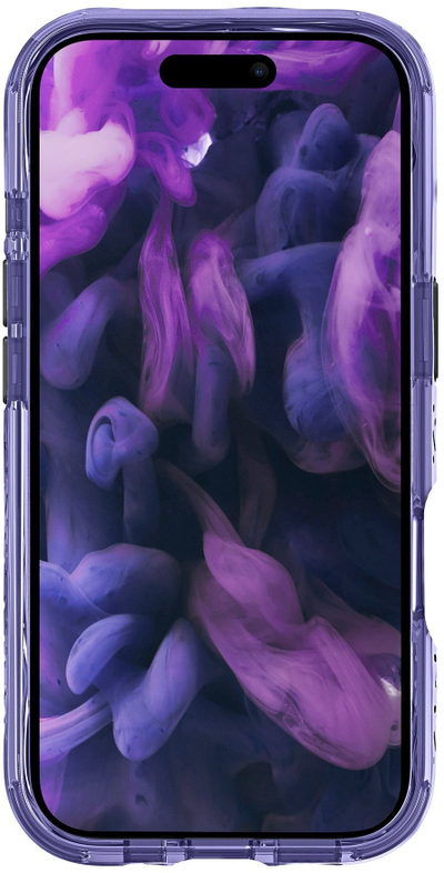 Заштитна футрола Laut Crystal Matter X за iPhone 17 Pro, проѕирна, Purple Crystal