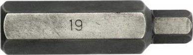 Bit hekzagonal Teng Tools 210819, 19mm, 75mm, gri