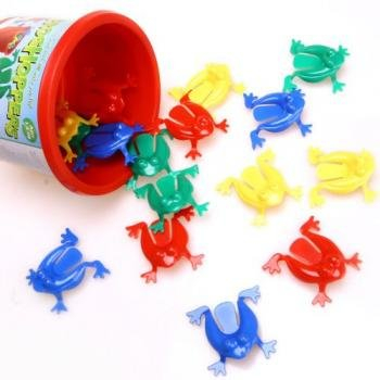 Lojë tavoline Vikingtoys Froghoppers, 16 copë, me ngjyra