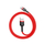Kabllo Baseus, USB / USB TYPE C, 2 m, e kuqe