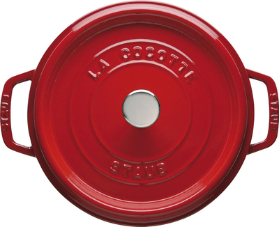 Tenxhere gize STAUB Round, 3.8L, universale, e kuqe