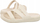Sandale plazhi Debenhams Getaway Strappy Stucco, rripa të trefishtë, taban platformë, ngjyrë krem