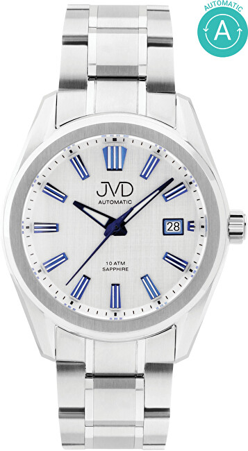 Orë për meshkuj JVD Automatic JE1011.1, e argjendtë