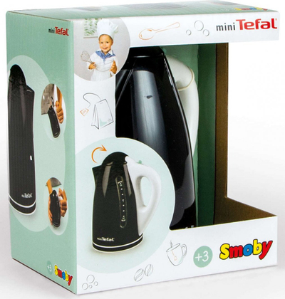 Çajnik elektrik lodër Smoby Tefal Mini, për fëmijë, i zi