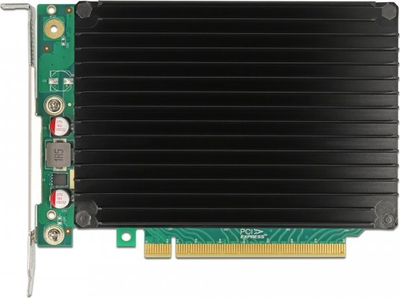 Kartë kontrolli Delock PCIe 90054, 4x NVMe M.2, PCIe 4.0 x16, e zezë