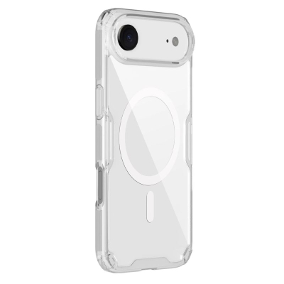 Mbulesë telefoni Nillkin Nature TPU Pro për iPhone 17 / 17 Air, me magnet MagSafe, transparente