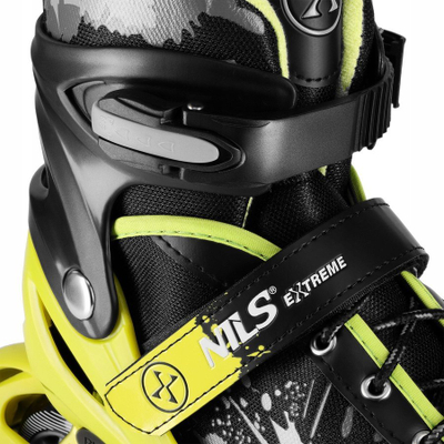 Patina inline Nils Adjustable Recreational, me rregullim numri, rrota PU 82A, me shumë ngjyra