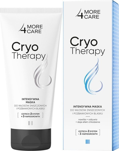 Maskë flokësh More4Care Cryo Therapy, rigjeneruese e fortë, 200ml
