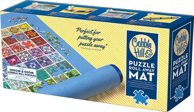 Tapet për pazëll Cobble Hill Puzzle Roll Away Mat 53700, për 500 dhe 1000 copa, 30.5 x 47"