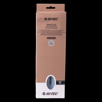 Tabane këpucësh Hi-Tec Airex Insole, amortizim latex, kundër baktereve, të bardha