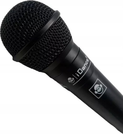 Mikrofon dinamik me kabllo, metalik, për në dorë për zë, XLR në 6.35mm, kabllo 5m, i zi