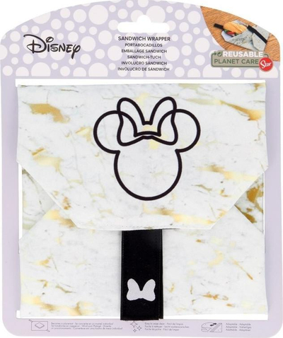 Mbështjellës sanduiçi Minnie Mouse, i ripërdorshëm, me dizajn Minnie Mouse, shumengjyrësh