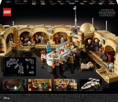 Model LEGO Star Wars Mos Eisley Cantina 75290 për me ndërtu, 3187 copë