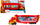 Lodër kamion Hot Wheels RacerVerse Marvel Hulkbuster Hauler, çun transportues për 10 makina, i kuq
