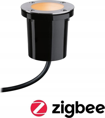Dritë dyshemeje Paulmann Plug &amp; Shine ZigBee CCT, IP65, e bardhë e ngrohtë