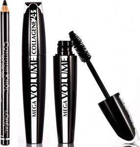 Maskarë L'Oreal Mega Volume Collagene 24h, volum i lartë, e zezë, me eyeliner falas