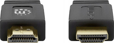 Kabllo HDMI Manhattan 355636, 5 m, 4K UHD, e zezë
