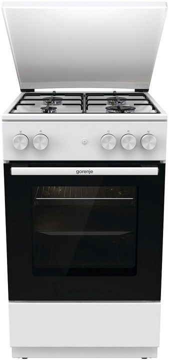Shporet Gorenje GG5A14WJ, 50cm, furre me gaz 70L, i bardhë