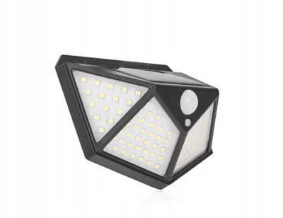 Dritë murale solare me sensor lëvizjeje, 100 LED, 50W, e bardhë