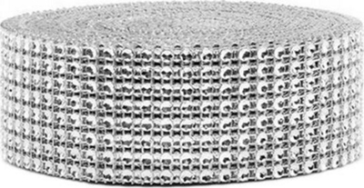 Shirit dekorativ Aptel AG715 9m x 4cm, i argjentë