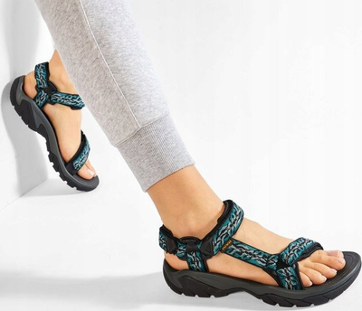 Sandale hiking për gra TEVA Terra Fi 5 Universal, madhësia 38, blu e zezë