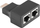 Cabletech HDMI на 2x RJ45 адаптер екстендер, црн, 30 m