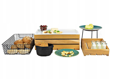Кутија за леб Verlo Bread Bag Breadbox, сад за леб или овошје, црна