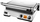 Grill kontakti Sage BGR820, 2400W, sipërfaqe 884 cm², inox