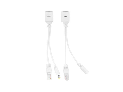 Adapter PoE Lanberg AD-POE-0015-W, pasiv, UTP 0.15 m, i bardhë