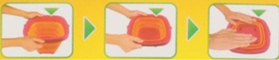 Kovë plazhi Beach Toys, silikoni palosës, për kalamajt, jeshile me blu