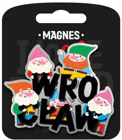 Magnet për frigorifer I Love Poland Wrocław, ILP MAG WR 09, shumëngjyrësh