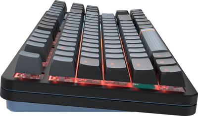 Tastierë mekanike Dark Project ALU87A Midnight TKL G3MS Zircon, RGB, me kabllo, e zezë