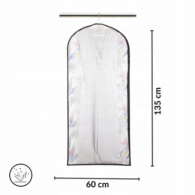 Qese rrobash Aptel Floral Beauty, 60x135cm, transparence me lule