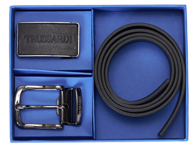 Set rrip për pantallona Trussardi 71L00134-K299, i zi, 110 cm