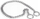 Оклоп за дресура за кучиња Dingo Chain Collar Choke Short Link, 3.0x65, метален