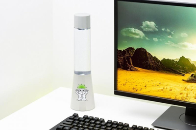 Lampë dekorative Paladone Grogu Flow, 33 cm, me USB dhe me bateri, e bardhë