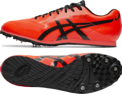 Atlete piste Asics Hyper LD 6, për burra, me gozhda, portokalli
