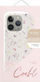 Mbrojtëse telefoni Uniq Coehl Prairie për iPhone 15 Pro Max, hibride, bezhë me lule