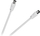 Антенски кабел Opticum KPO2735F, 1.5m, бел