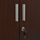 Dollap zyre Professional HM2058.02, 80x40x118 cm, me bravë, ngjyrë wenge