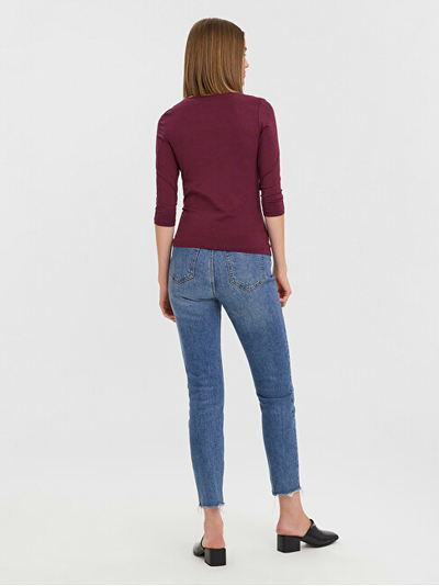 Bluzë Vero Moda VMPANDA Regular Fit 10274133 Winetasting