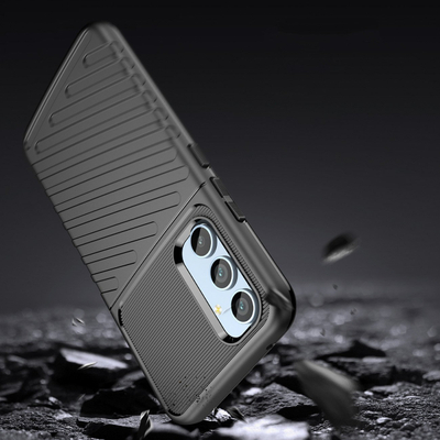 Këllëf Thunder për Samsung Galaxy A54 5G, TPU, kundër rënjeve, i zi